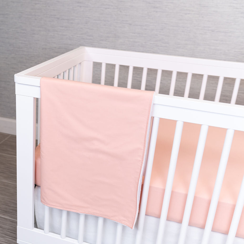 Hushy Blushy - Classic Nursery Bedding Set - Blush - Olli+Lime